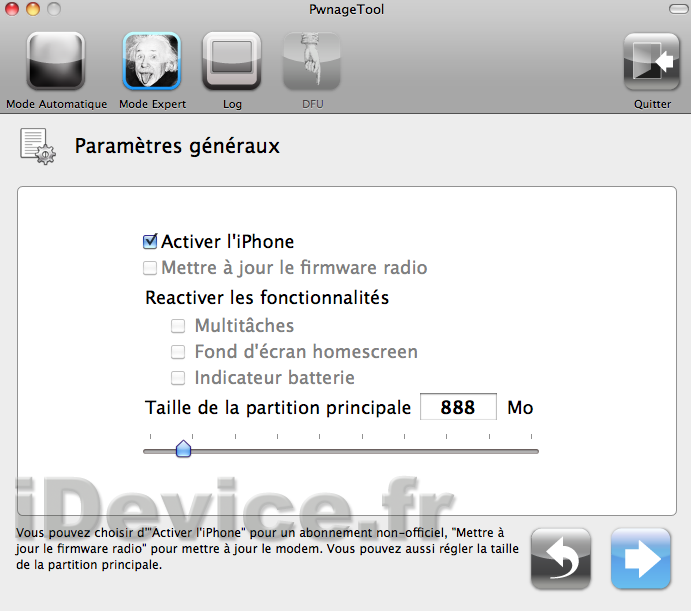 PwnageTool4.1-9 Tuto – Jailbreak untethered iOS 4.3.1 avec PwnageTool 4.3