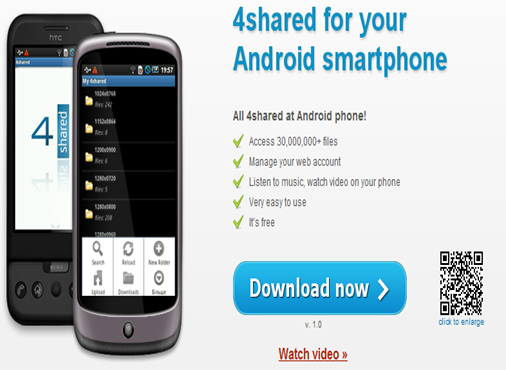 4shared for Android - All 4shared at your Android!