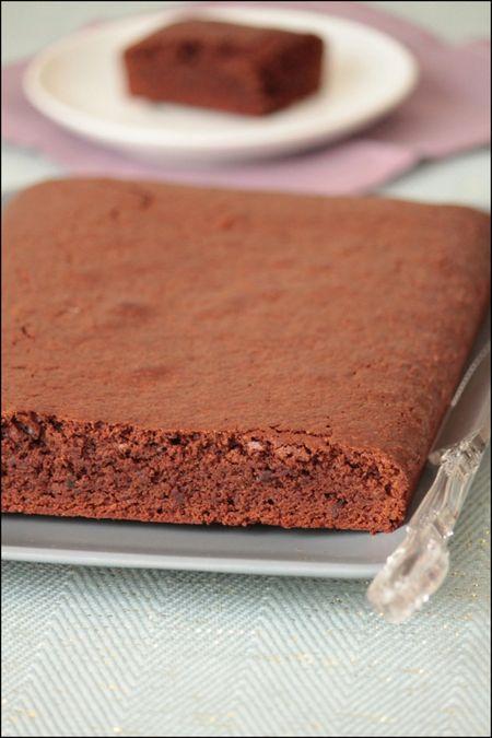 Gâteau chocolat au grué lactose & gluten free