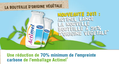 Actimel se met au vert…