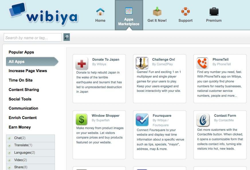 wibiya Wibiha : une barre d’outils pour les visiteurs de votre site !