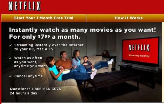 netflix netflix 540x342 Un Netflix like chez TF1 ?