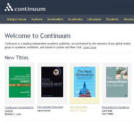 Londres - Continuumbooks.com réconcilie livre imprimé et livre électronique