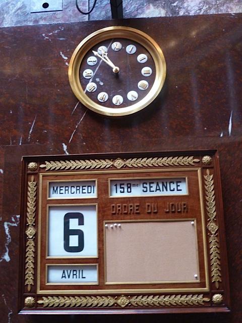 Seance du 6 Avril Les élus du Conseil Municipal Enfants à l’Assemblée Nationale