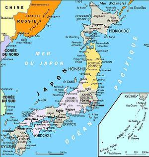 Carte japon Carte japon