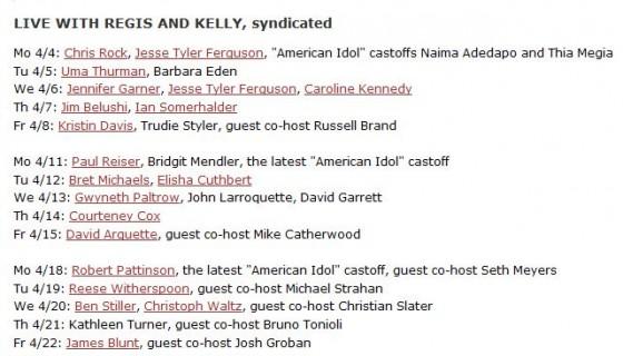 Robert Pattinson to be on The Ellen Show & Regis&Kelly; live ! http://img821.imageshack.us/img821/8597/robliveregiskelly560x32.jpg