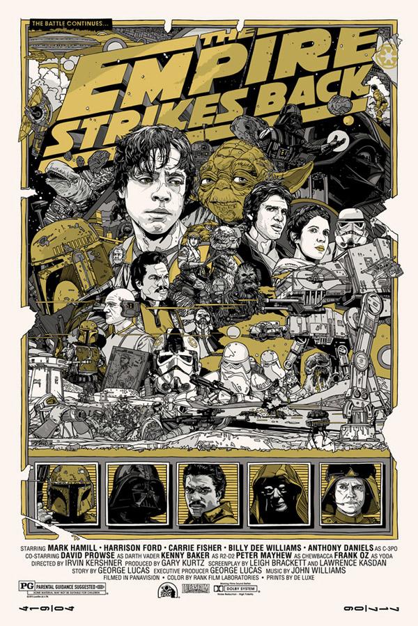 Affiche Star Wars par Tyler Stout