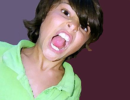 grimace gamin pinceau Réfléchir sur le nucléaire