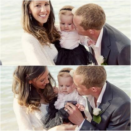 Caro & Yann by Bubble Rock Studio25 Caro + Yann + Billie {Real Wedding}