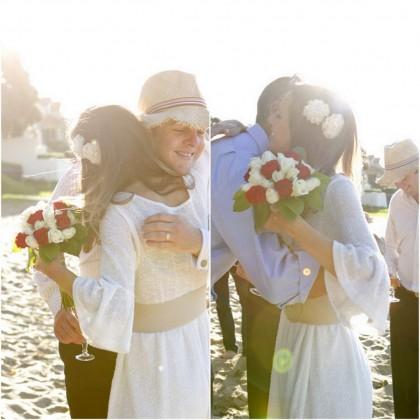 Caro & Yann by Bubble Rock Studio27 Caro + Yann + Billie {Real Wedding}