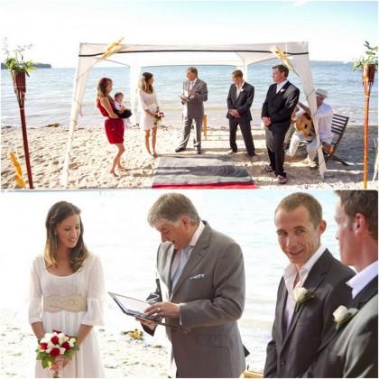 Caro & Yann by Bubble Rock Studio17 Caro + Yann + Billie {Real Wedding}