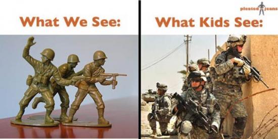 Les enfants ne voient pas les mêmes choses que les adultes différences enfant vision adulte