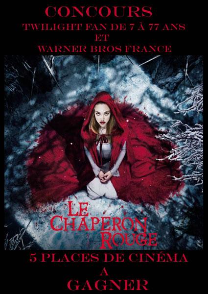 Super concours pour Le chaperon rouge Super concours pour Le chaperon rouge