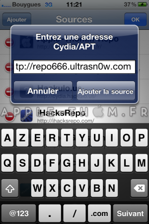IMG_0028 {MàJ}Ultrasn0w V.1.2.1 : Compatibilité iOS 4.3.1