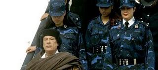 Kadhafi et les 40 amazones