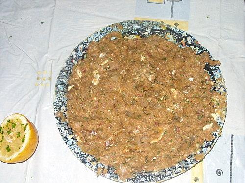 Friture de daurade et boulettes de sardines