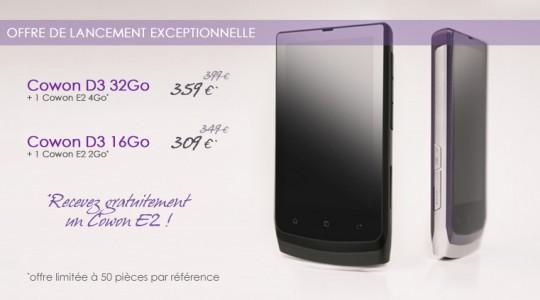 cowon_d3_promotion_small cowon d3 promotion small 540x300 Achetez un Cowon D3 Plenue, repartez gratuitement avec Cowon E2 !