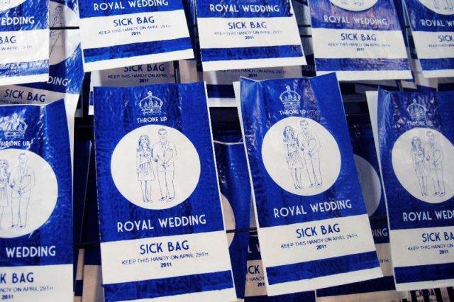 Mariage Royal Wedding Sick Bag