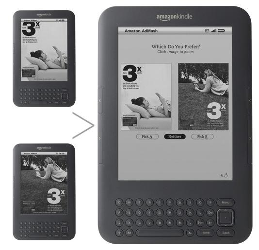 Kindle with Special Offers Amazon lance un Kindle moins cher mais marqué de publicité