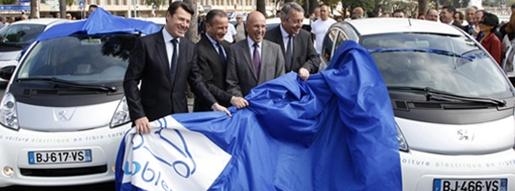 Auto-bleue-nice L’autopartage électrique opérationnel à Nice !