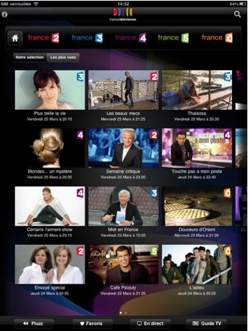 France télévisions pour iphone et ipad screen capture 17 Une application iOS disponible désormais pour France Télévisions