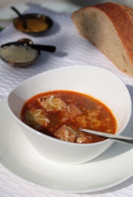 Soupe de poisson vue générale Soupe de poisson vue générale