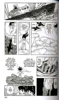 Planche intérieure du second tome du manga Triton