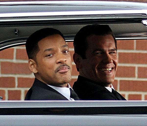 Men In Black 3 : Will Smith et Josh Brolin sur le tournage