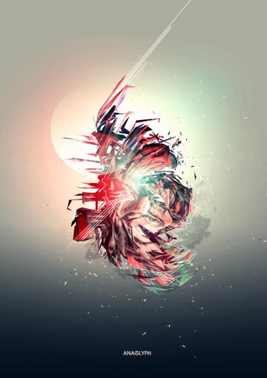 Mark_Vlek_01 Mark Vlek 01 540x764 Les créations 3D abstraites de Mark Vlek