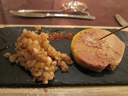 Aux Maisons : un très bon restau au pays de Chaource logis-aux-maisons-3-foie-gras.JPG