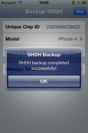 [MAJ]iSHSHit, l'alternative à TinyUmbrella pour sauvegarder le SHSH de votre iPhone...