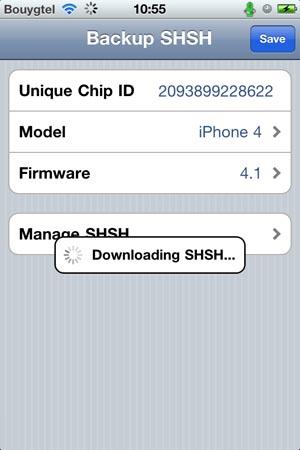 [MAJ]iSHSHit, l'alternative à TinyUmbrella pour sauvegarder le SHSH de votre iPhone...