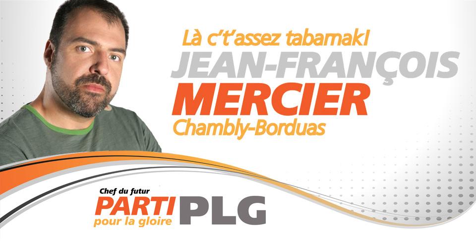 Jean-François Mercier se présente pour les élections fédérales!