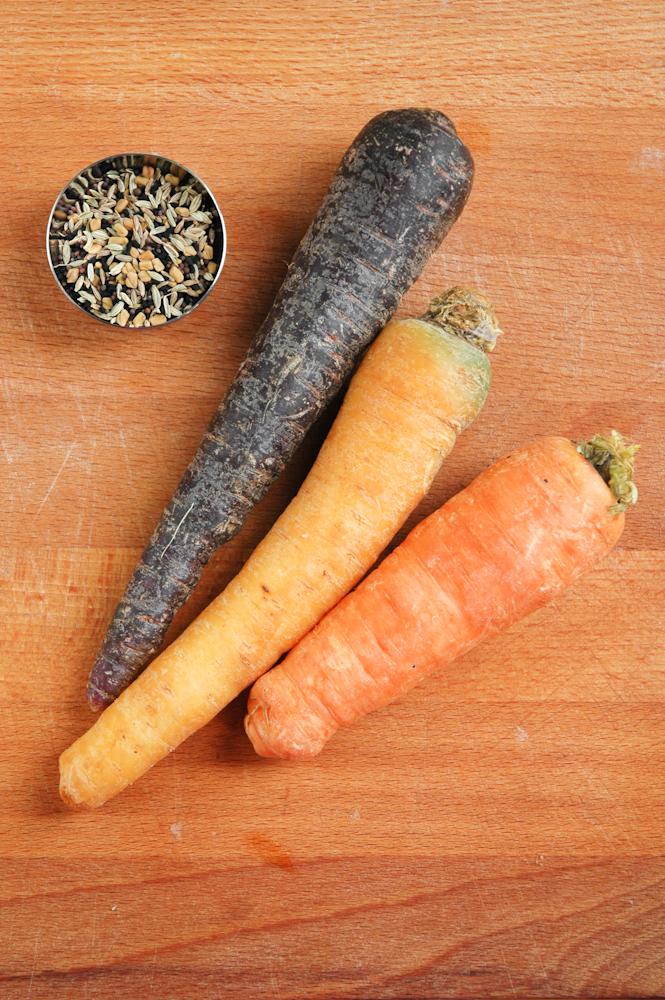 Carottes Panch Phoran Carottes, Panch Phoran