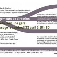 « Changements de direction », 8 projets pour une gare au Musée Calbet « Changements de direction », 8 projets pour une gare au Musée Calbet