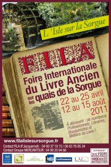 Foire Internationale du Livre Ancien à l'Isle sur la Sorgue