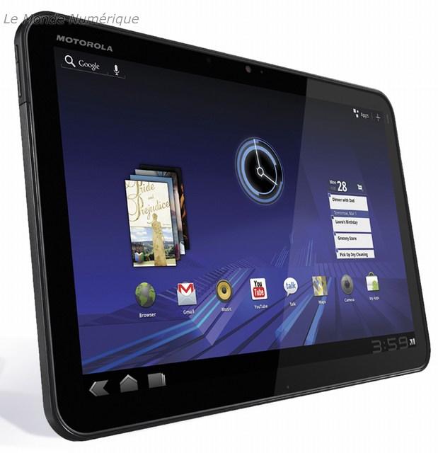 Notre test de la tablette tactile Motorola Xoom 32 Go Wi-Fi sous Android 3.0 Honeycomb