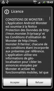 Recherche d’emploi Monster : trouver un job avec votre smartphone