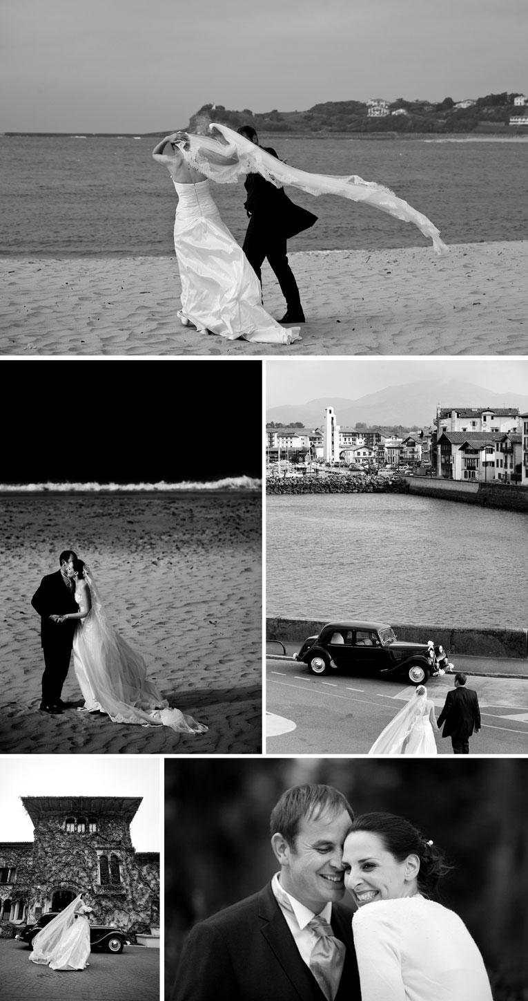 Prisca + Aymeric : mariage au Château de Brindos à Saint Jean de Luz le 9 avril 2011