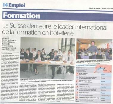 La Suisse Romande, berceau des meilleures écoles hotelières mondiales Ecole Hoteliere.JPG