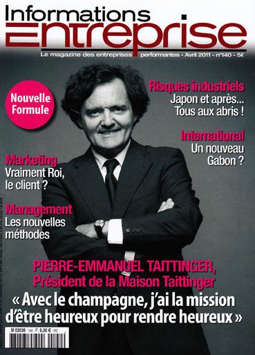 Informations-Entreprise-Studio-Cabrelli Photo de couverture du magazine Informations Entreprise par le Studio Cabrelli