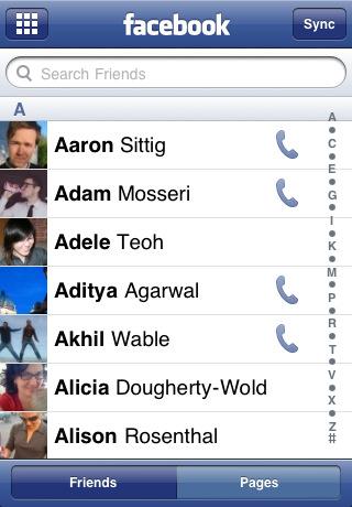 Facebook passe en 3.4.1 sur iPhone Facebook passe en 3.4.1 sur iPhone