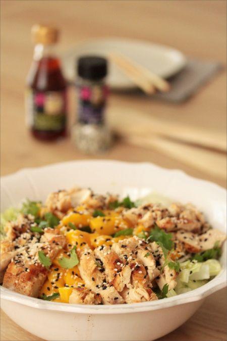 Salade poulet mangue Tanoshi 2