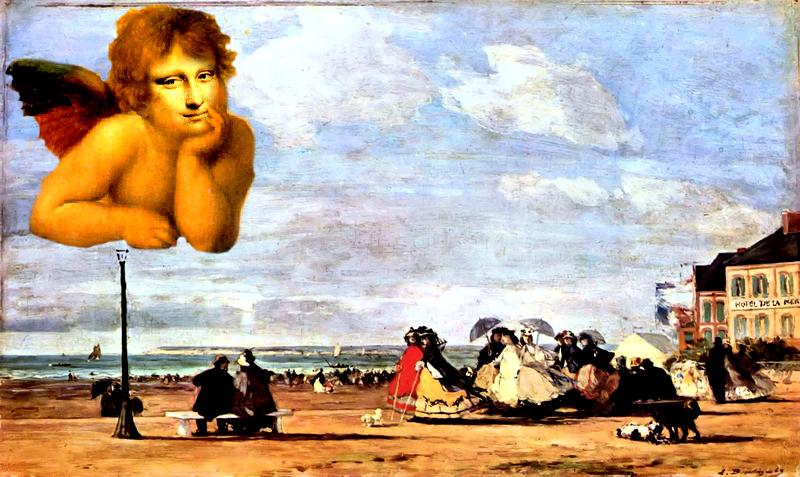 A Trouville avec sa copine Ninie…(1863). passezmoileboudin.1303389960.jpg