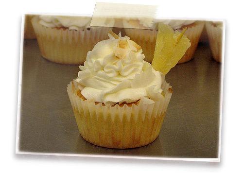 Mini cupakes Hawaï style (cream cheese, ananas, citron vert)