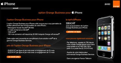 orange business iphone