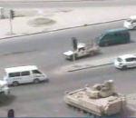 vidéo tank voiture irak refus priorité à droite