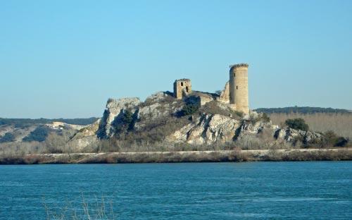 La trompe du château de L'Hers à Châteauneuf-du-Pape (84)