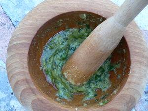 le vrai Pistou....ou pesto ! 001