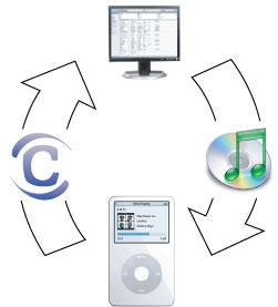 ipod-itunes ipod itunes Transferer ses chansons achetées sur iTunes vers son téléphone, cest possible !